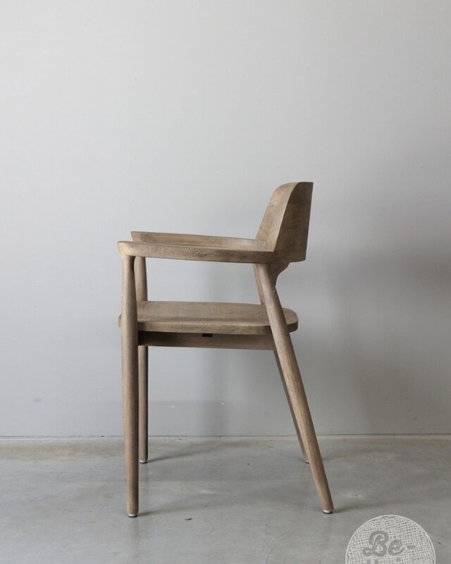 Be-Uniq Eetkamerstoel Lucca | Light Finish | Teak Hout