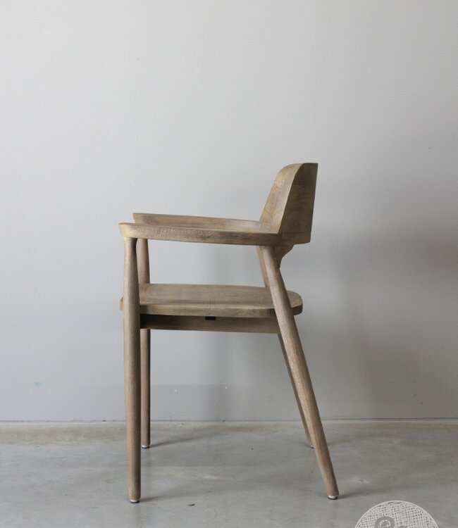 Be-Uniq Eetkamerstoel Lucca | Light Finish | Teak Hout