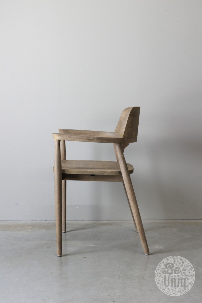 Be-Uniq Eetkamerstoel Lucca | Light Finish | Teak Hout