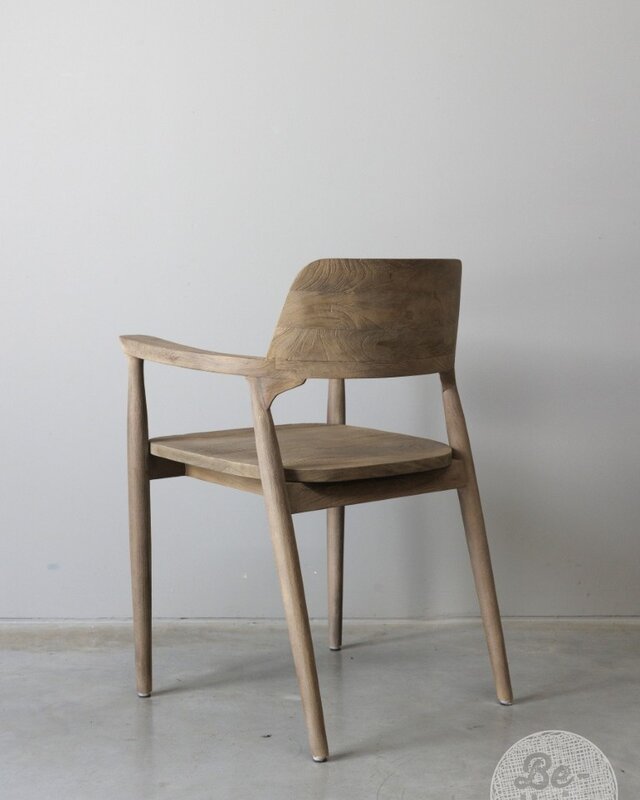 Be-Uniq Eetkamerstoel Lucca | Light Finish | Teak Hout