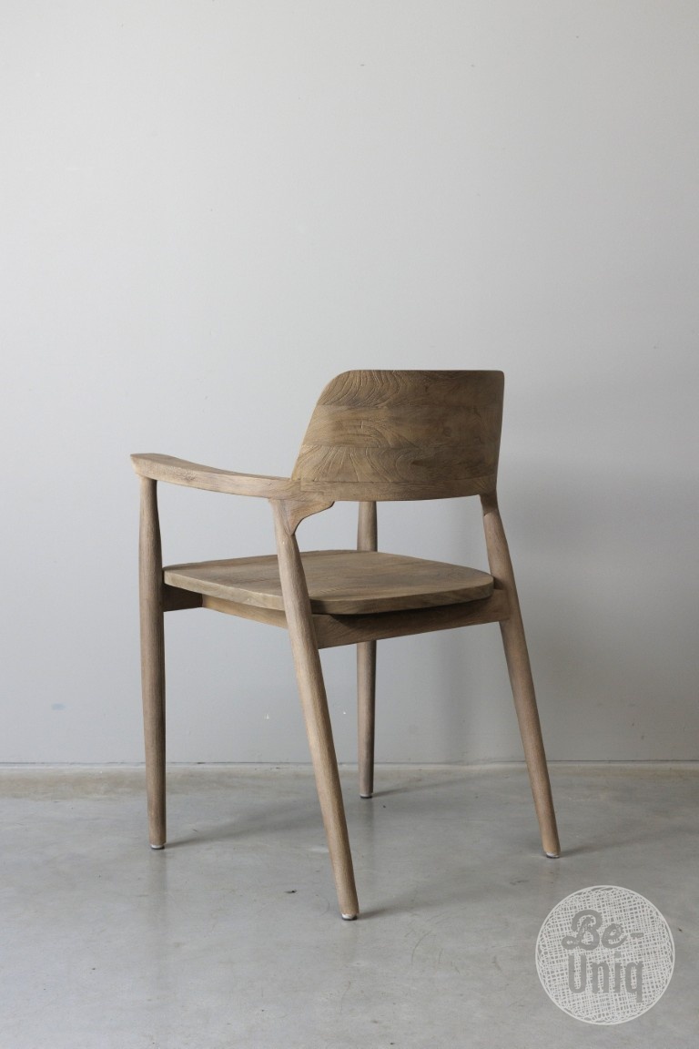 Be-Uniq Eetkamerstoel Lucca | Light Finish | Teak Hout