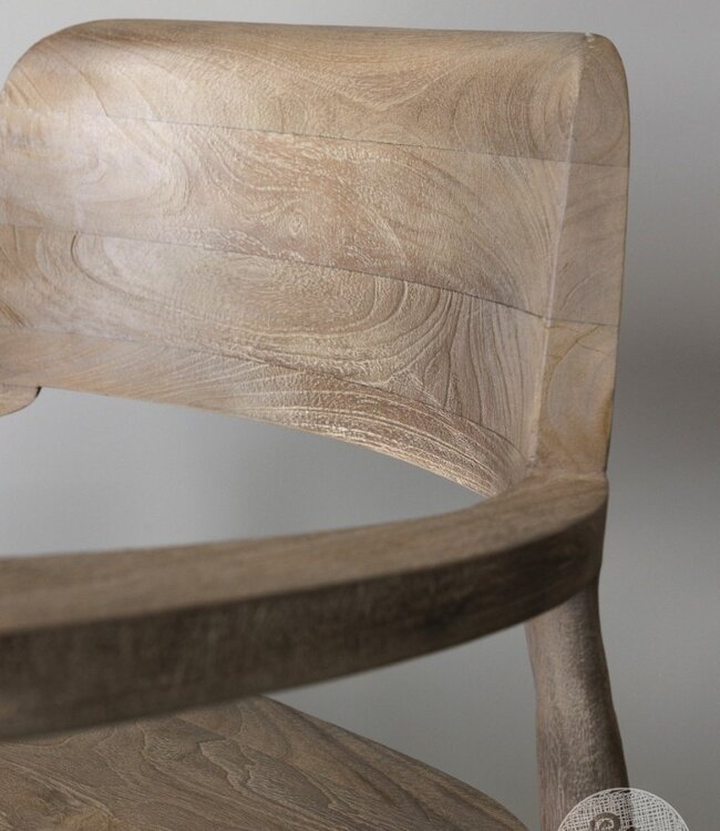 Be-Uniq Eetkamerstoel Lucca | Light Finish | Teak Hout