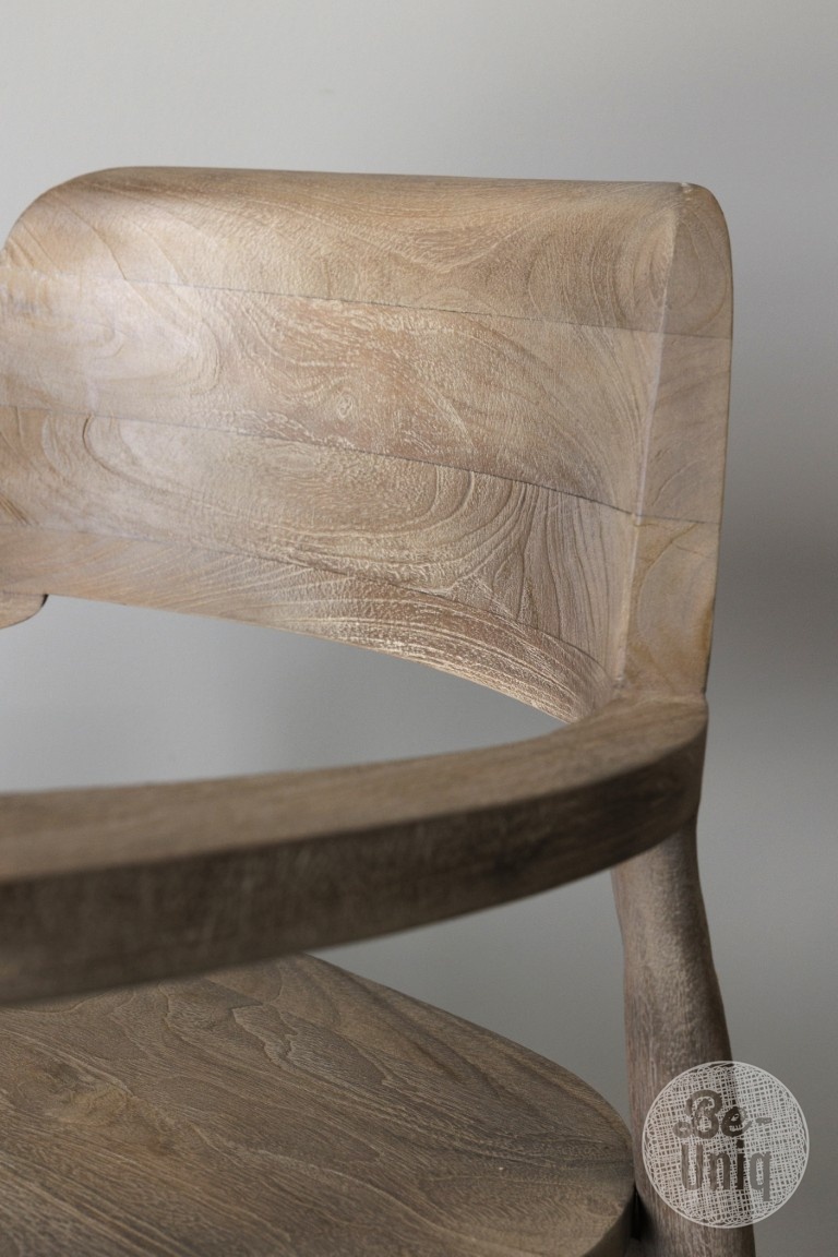 Be-Uniq Eetkamerstoel Lucca | Light Finish | Teak Hout