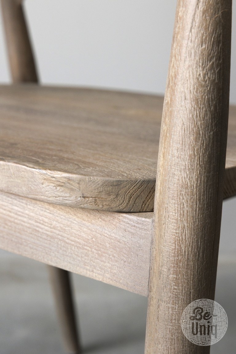 Be-Uniq Eetkamerstoel Lucca | Light Finish | Teak Hout