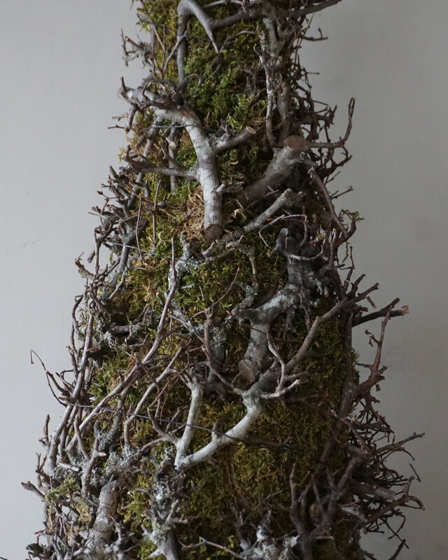 Rene Houtman Kerstboom Mos Met Bonsai | Naturel | H120 cm