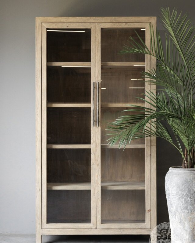Be-Uniq Vitrinekast | Oud Hout | China