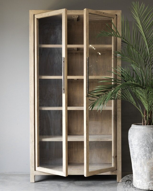Be-Uniq Vitrinekast | Oud Hout | China