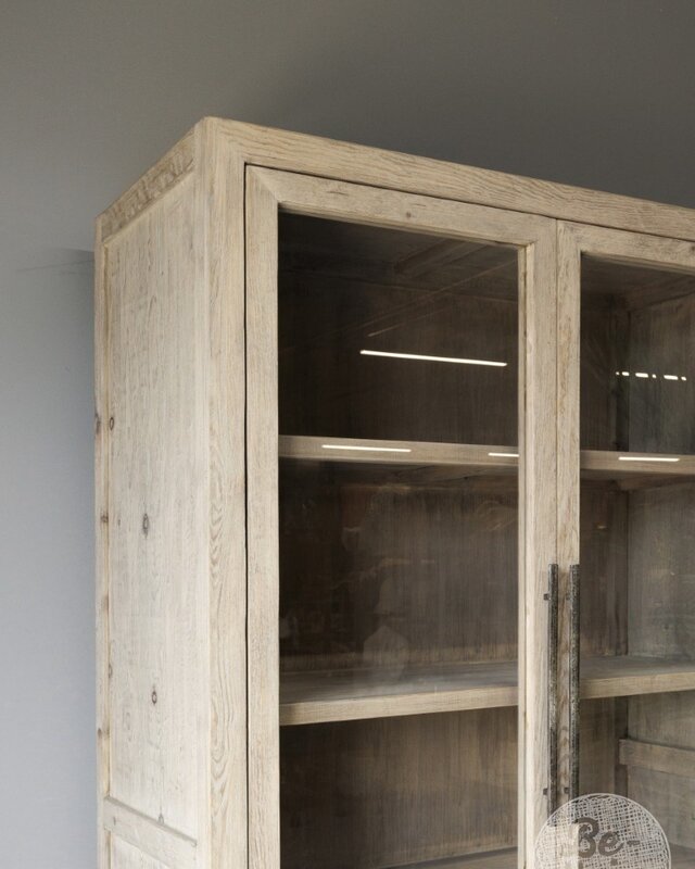 Be-Uniq Vitrinekast | Oud Hout | China