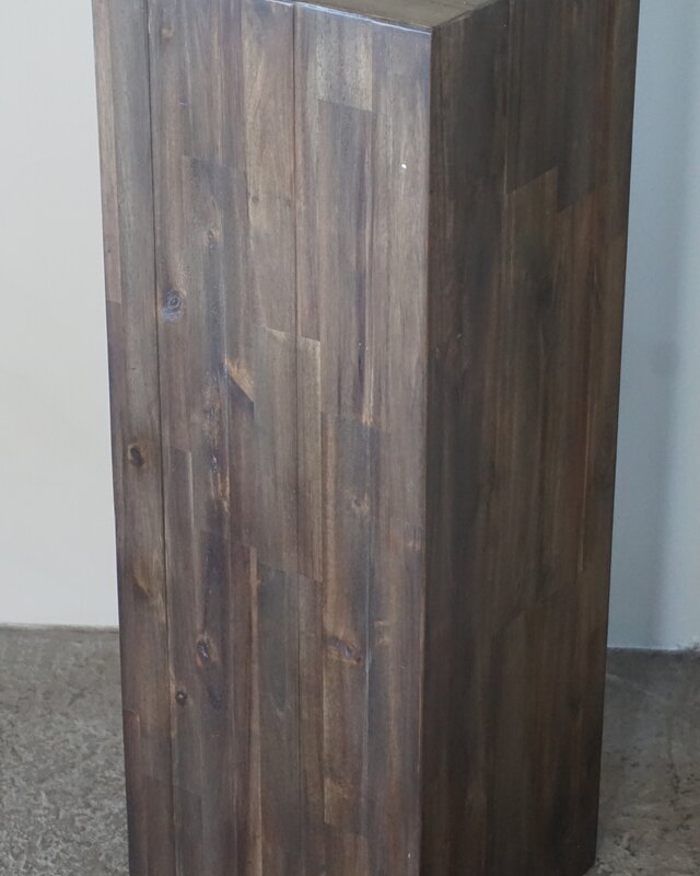 Rene Houtman Bloemenzuil/Pilaar Hout H75xB26xD26 cm