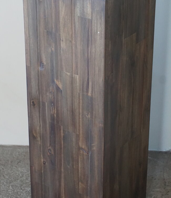 Rene Houtman Bloemenzuil/Pilaar Hout H75xB26xD26 cm