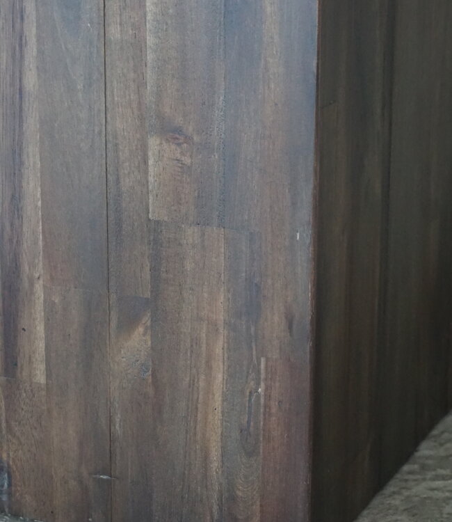 Rene Houtman Bloemenzuil/Pilaar Hout H75xB26xD26 cm