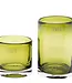 DutZ Kaarsenglas | Olijfgroen | 2 Maten