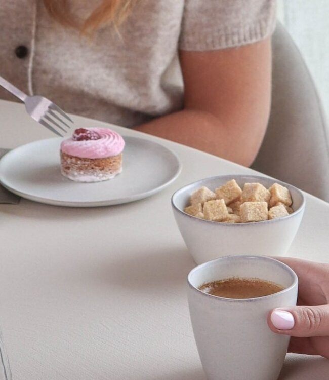 LEEFF Kom Luna S | Set Van 6 | Naturel | Keramiek | H5 x D10 cm