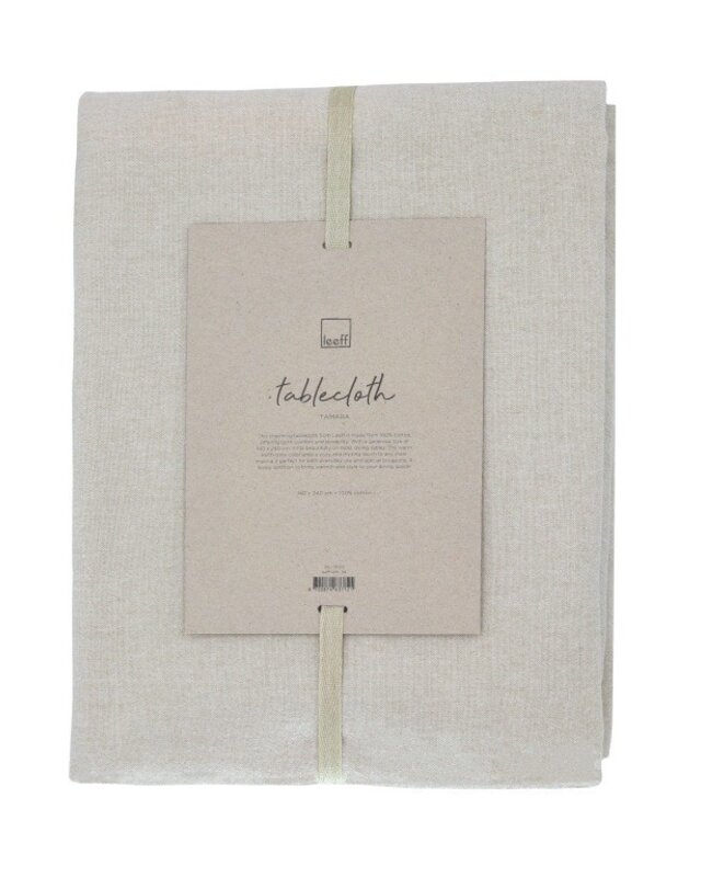 LEEFF Tafelkleed Tamara | Naturel | Katoen | L240xB140 cm