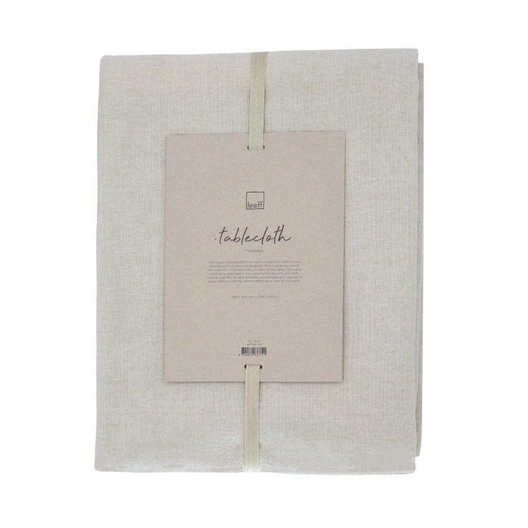 LEEFF Tafelkleed Tamara | Naturel | Katoen | L240xB140 cm