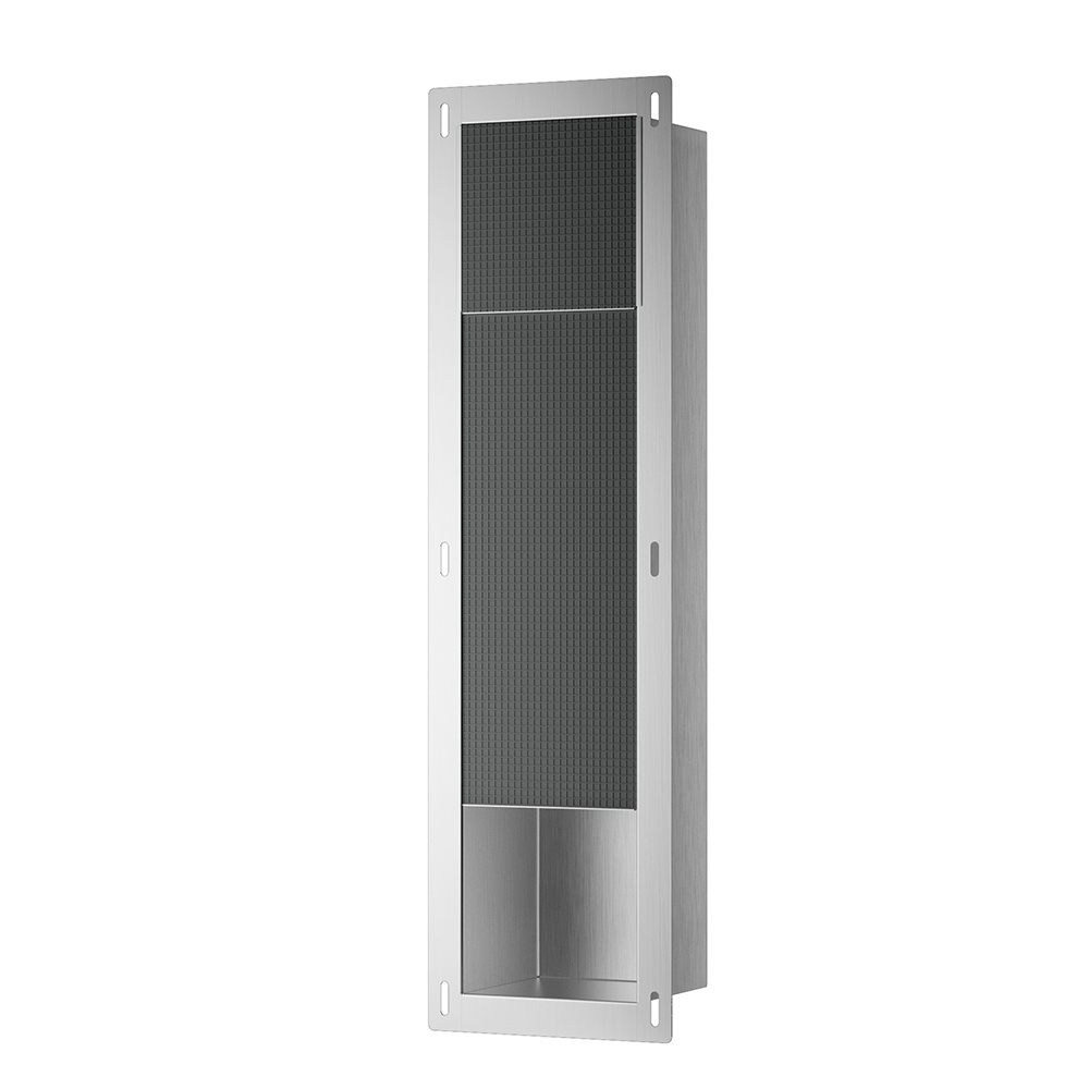 Wiesbaden Rocko Inbouwbox Toiletrolhouder | 74 cm