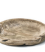 Gommaire Low Round Bowl Large - Teak - Naturel Grijs