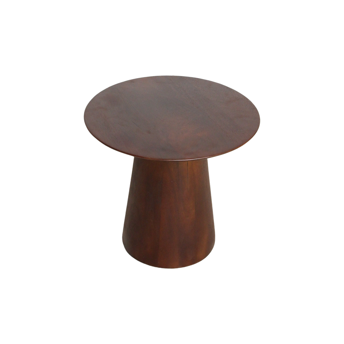 Raw Materials Amsterdam Bullnose Bijzettafel | Mangohout | Bruin | Ø 50 cm