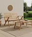 Raw Materials Amsterdam Tuinbank Odin | Teak  | L122 cm x B60 x H80 cm