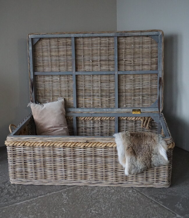 Rene Houtman Salontafel XL | Rotan | H45 x B125 x D75 cm