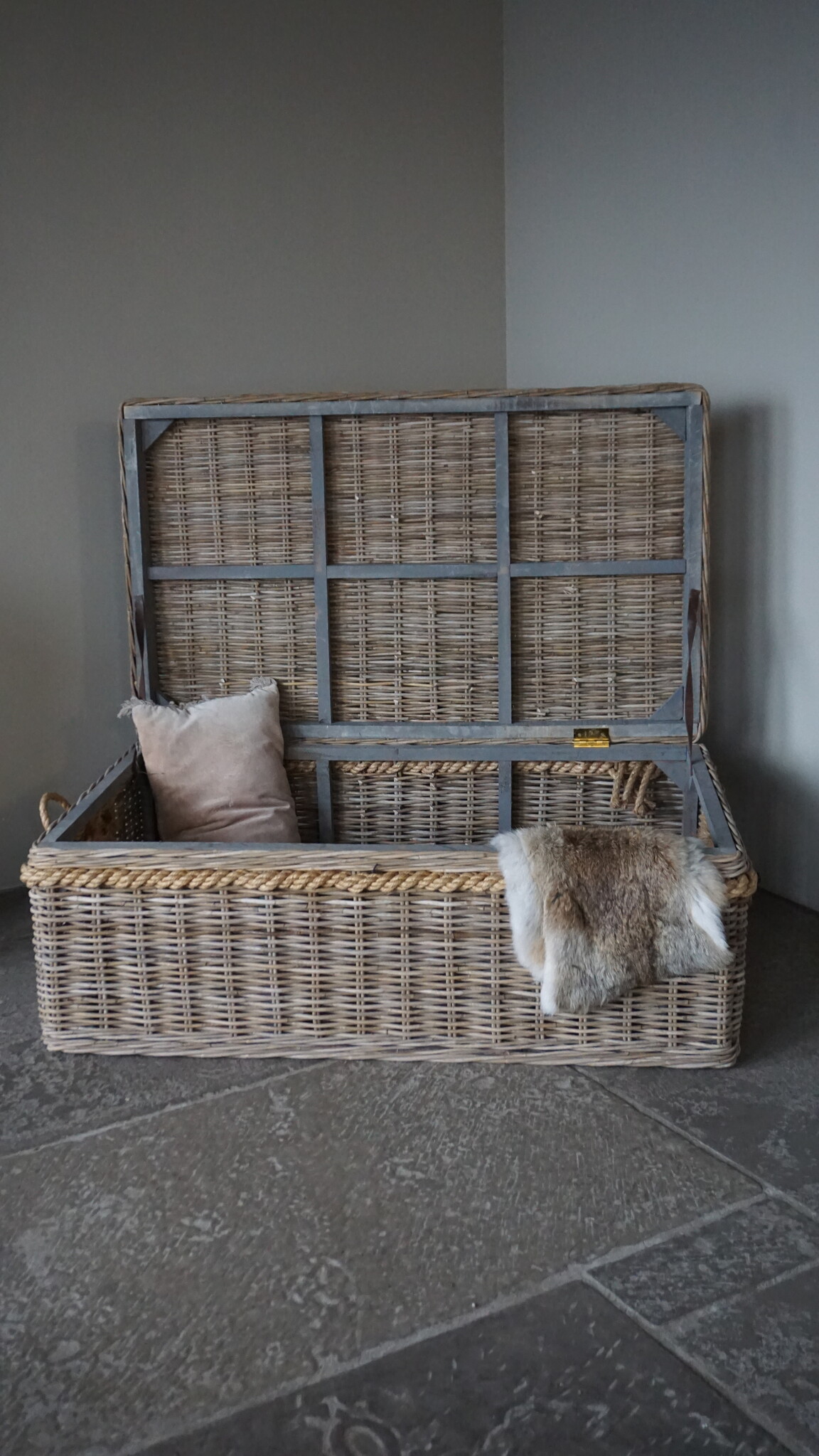 Rene Houtman Salontafel XL | Rotan | H45 x B125 x D75 cm