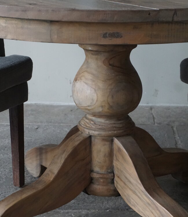 Rene Houtman Eetkamertafel | Rond | Bruin | H79 x D120 cm