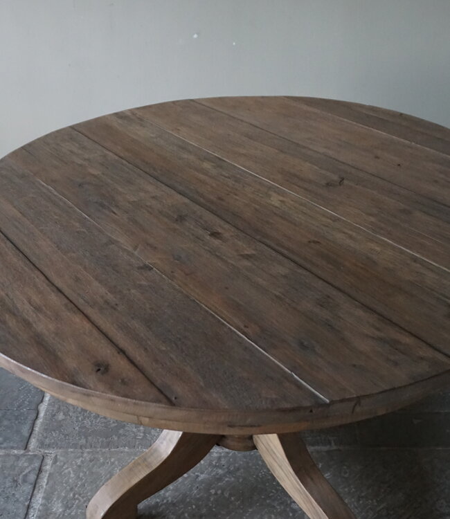 Rene Houtman Eetkamertafel | Rond | Bruin | H79 x D120 cm