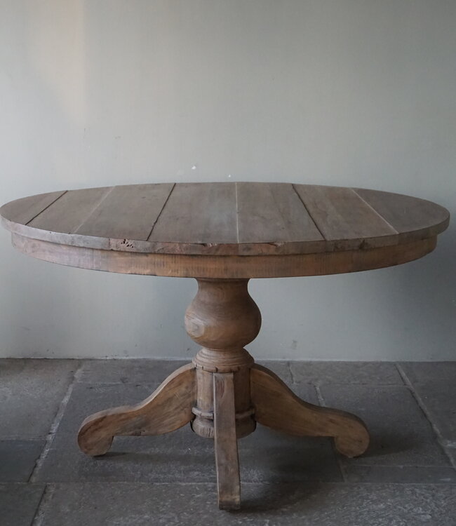 Rene Houtman Eetkamertafel | Rond | Bruin | H79 x D130 cm