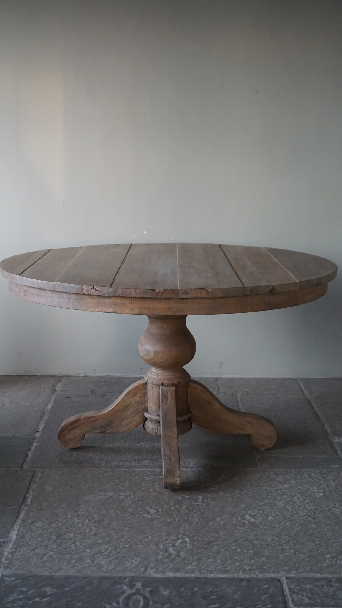 Rene Houtman Eetkamertafel | Rond | Bruin | H79 x D130 cm