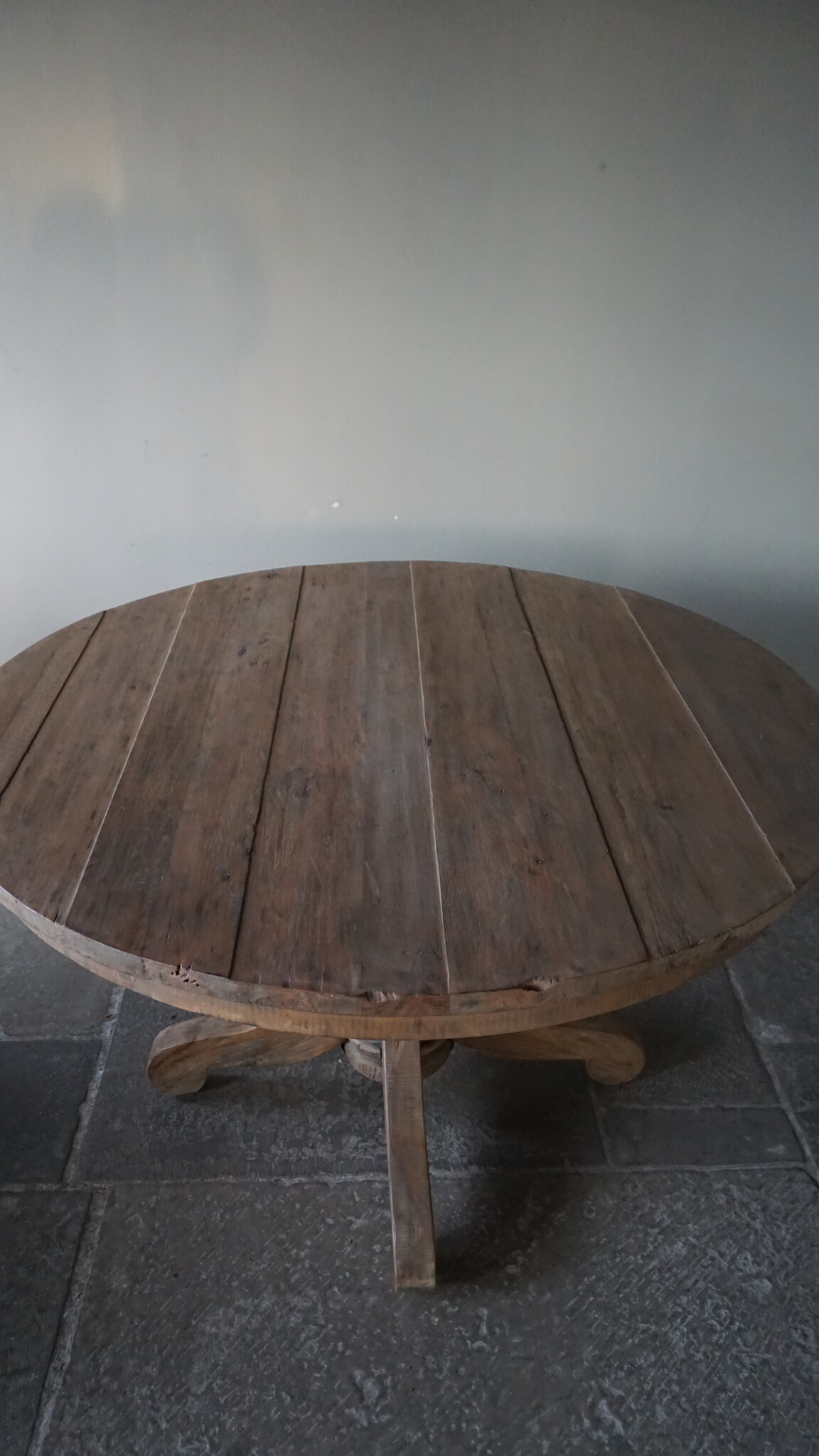 Rene Houtman Eetkamertafel | Rond | Bruin | H79 x D130 cm