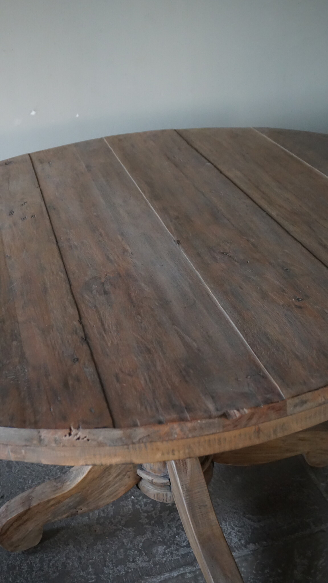 Rene Houtman Eetkamertafel | Rond | Bruin | H79 x D130 cm