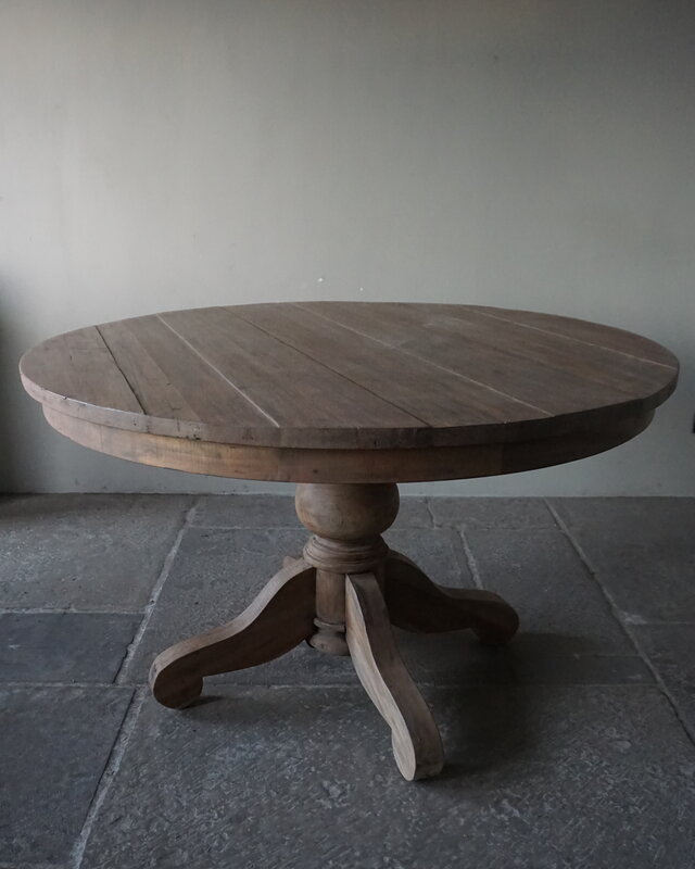 Rene Houtman Ronde Eetkamertafel | Bruin | H79 x D130 cm