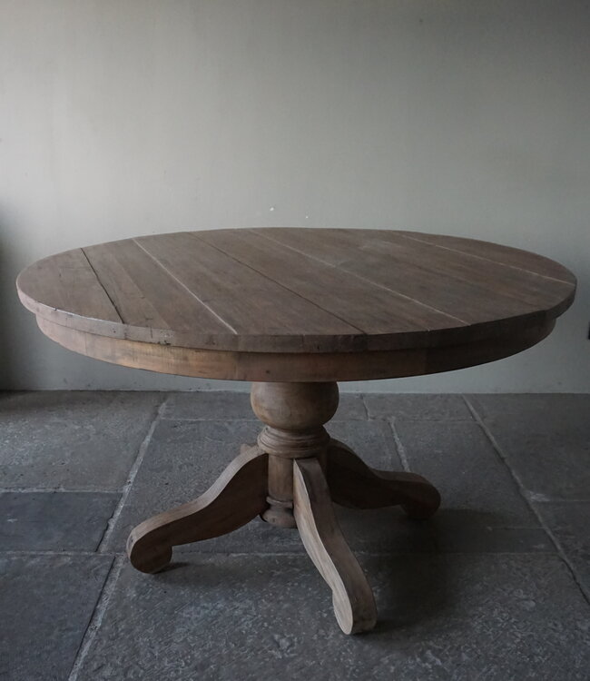 Rene Houtman Ronde Eetkamertafel | Bruin | H79 x D130 cm