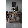 Oud Eikenhouten Kloostertafel | H79xB220xD100
