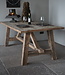 Rene Houtman Oud Eikenhouten Kloostertafel | H79xB220xD100