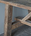 Rene Houtman Oud Eikenhouten Kloostertafel | H79xB220xD100