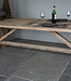 Rene Houtman Oud Eikenhouten Kloostertafel | H79xB250xD100