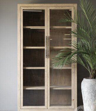 Be-Uniq Vitrinekast | Oud Hout | China | H230 x B122 x D51 cm