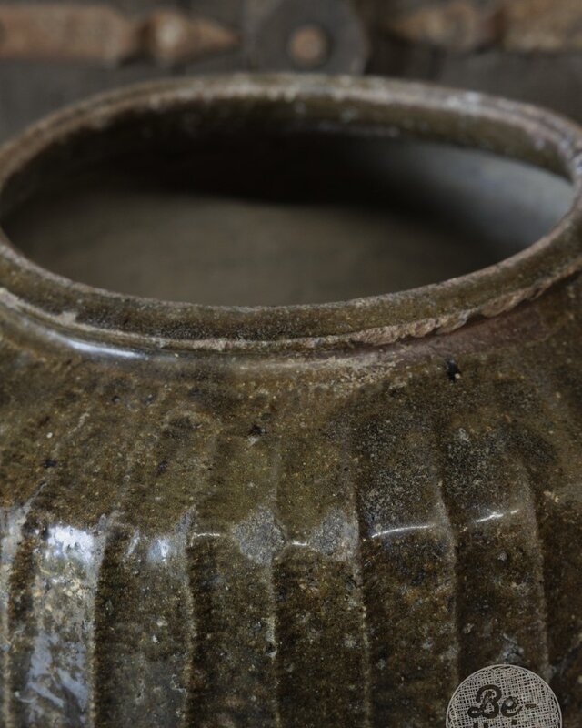 Be-Uniq Oude Zoutpot | Groen | China | H41 x D41 cm