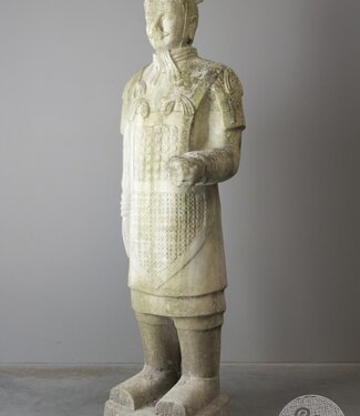 Be-Uniq Krijger Beeld | Verweerd | Indonesië | H199 x B63 x D60 cm