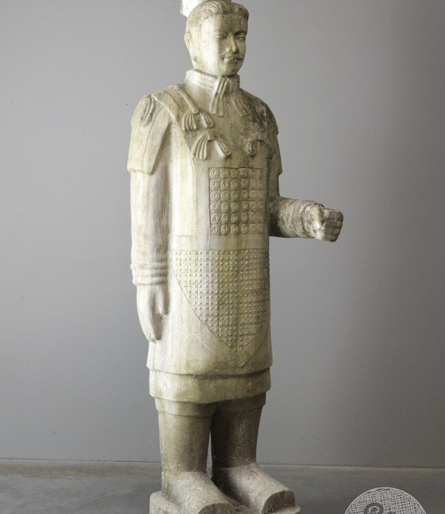 Be-Uniq Krijger Beeld | Verweerd | Indonesië | H199 x B63 x D60 cm