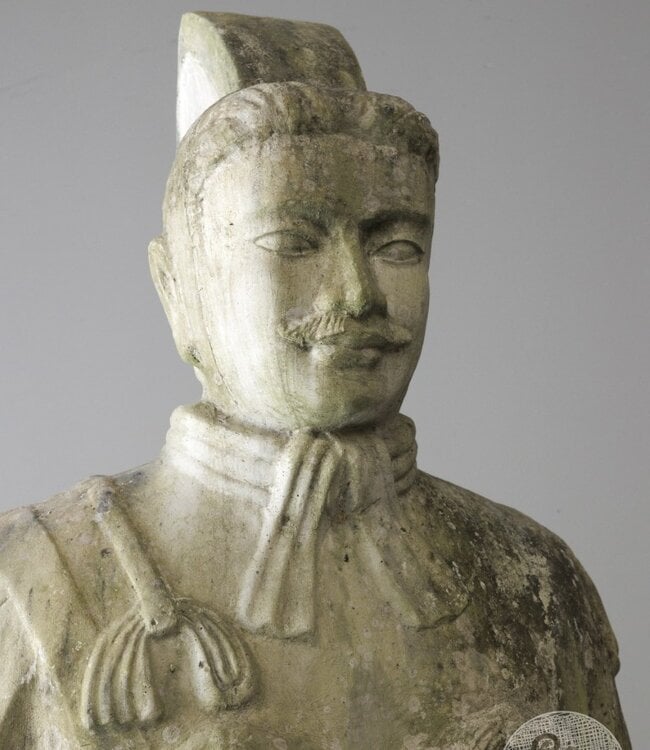 Be-Uniq Krijger Beeld | Verweerd | Indonesië | H199 x B63 x D60 cm