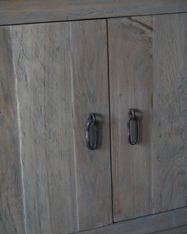 Rene Houtman Boekenkast Elm | Elmwood Finish | H220xB160xD40 cm