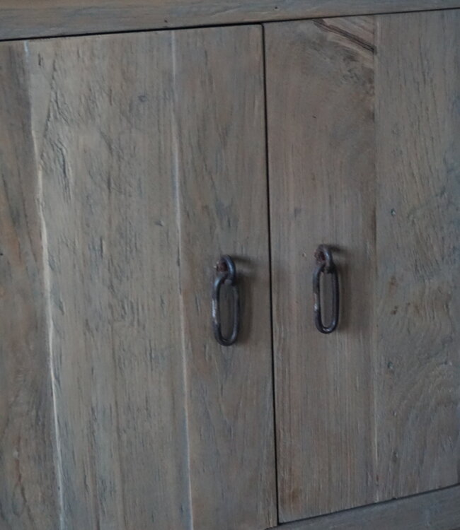 Rene Houtman Boekenkast Elm | Elmwood Finish | H220xB160xD40 cm