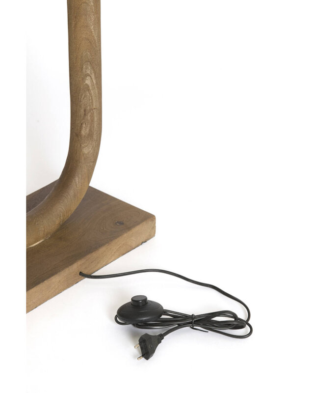 Light&Living Vloerlamp Paceco | Hout | H119xB35xD20 cm