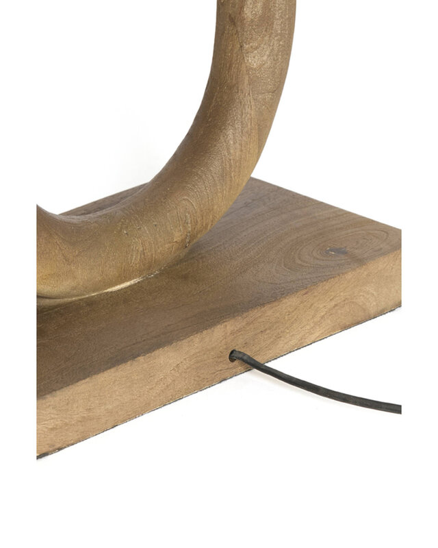 Light&Living Vloerlamp Paceco | Hout | H119xB35xD20 cm