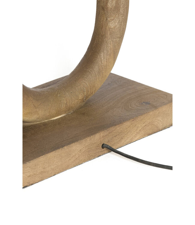 Light&Living Vloerlamp Paceco | Hout | H119xB35xD20 cm