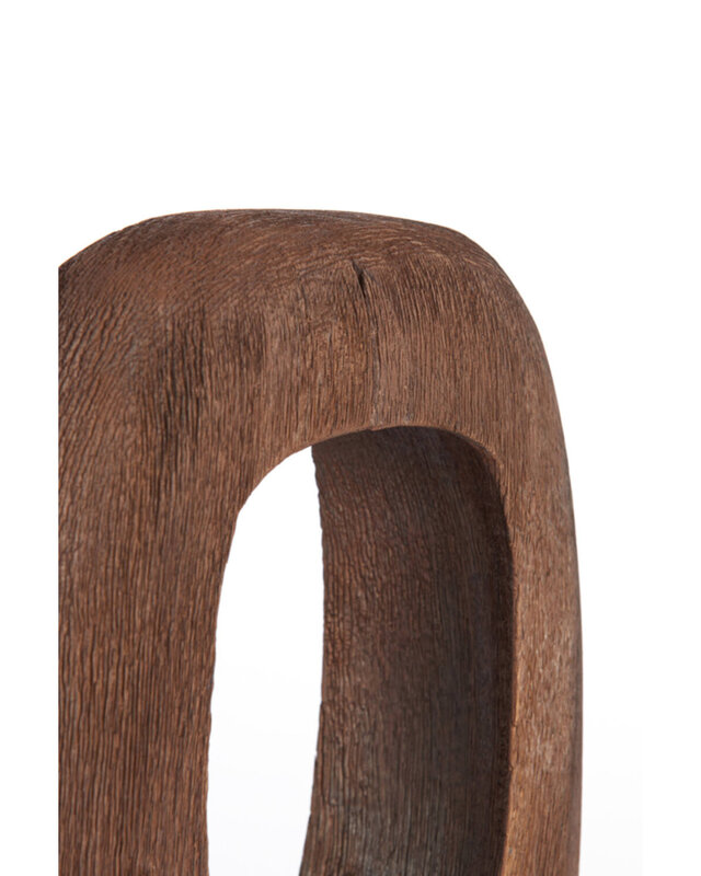 Light&Living Tafellamp Kelafo | Hout | Chocolade Bruin | H30 cm