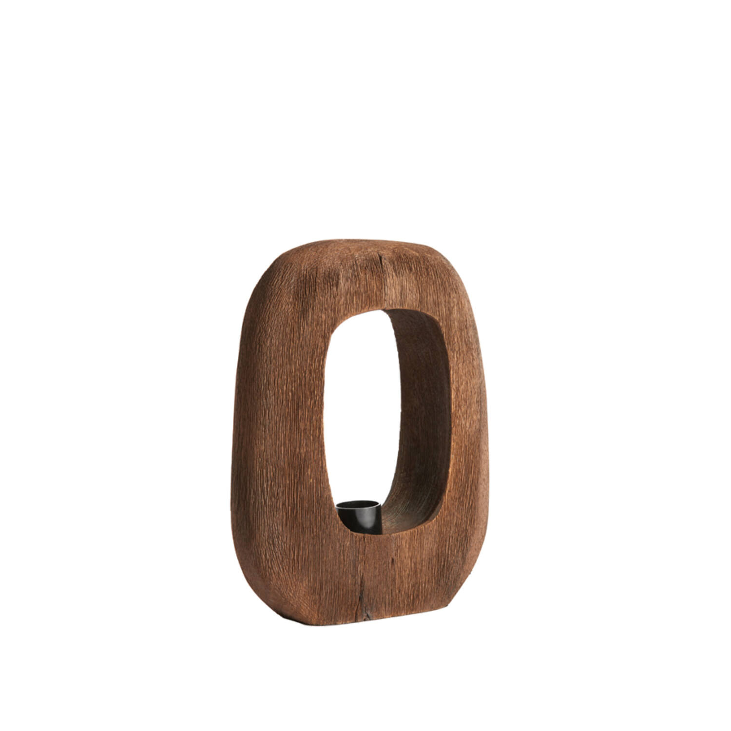 Light&Living Tafellamp Kelafo | Hout | Chocolade Bruin | H30 cm