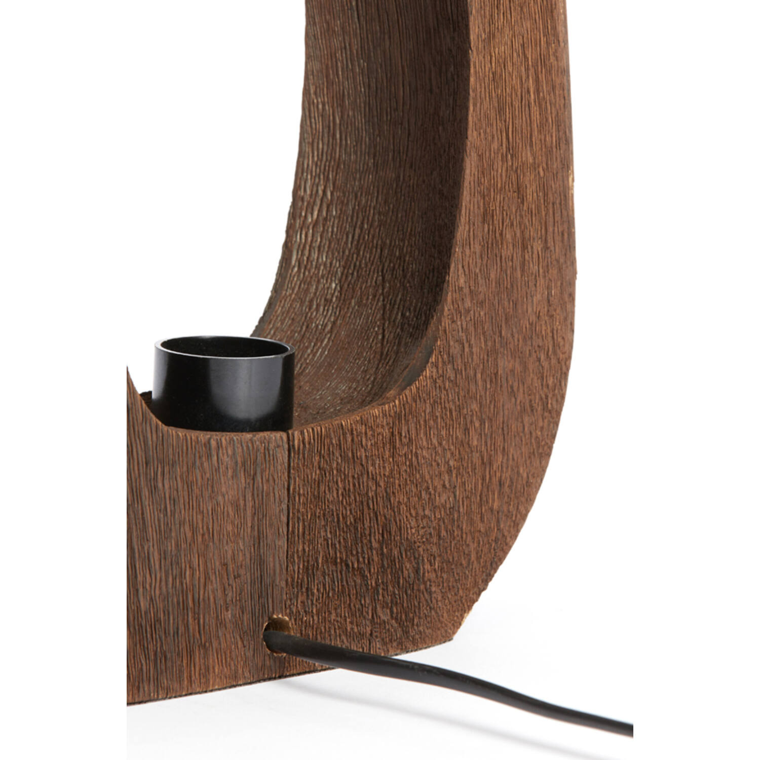 Light&Living Tafellamp Kelafo | Hout | Chocolade Bruin | H30 cm